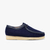 Clarks Wallabee Wool Navy Wool   1