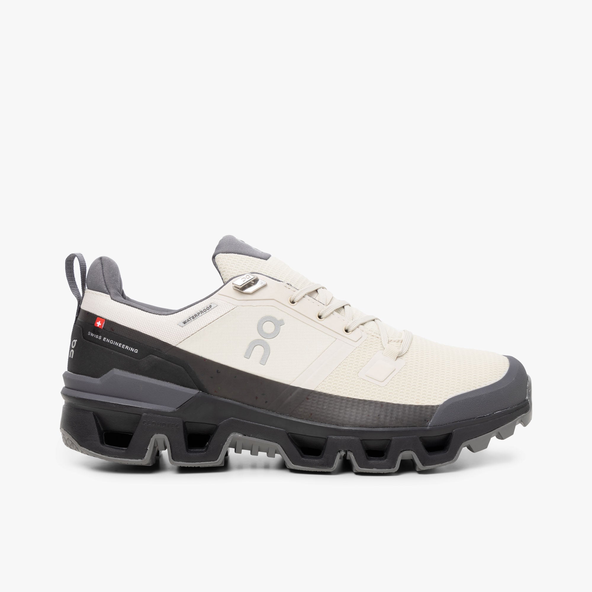 On Cloudwander Waterproof Sand / Black - Low Top  1