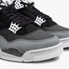 Jordan 4 Rétro Noir / Blanc - Anthracite   6