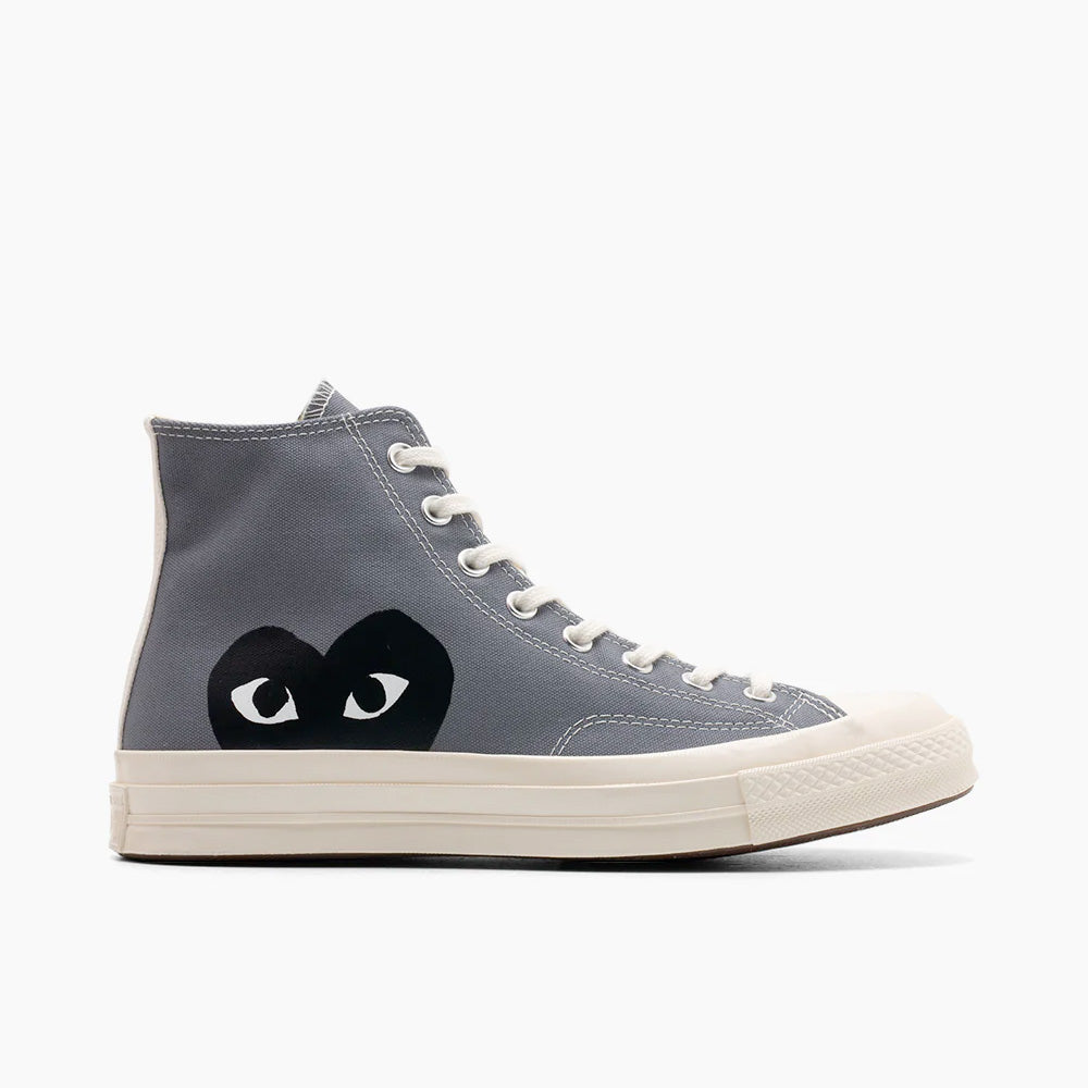 Converse x COMME des GARÇONS PLAY Chuck Taylor Hi / Gris   1